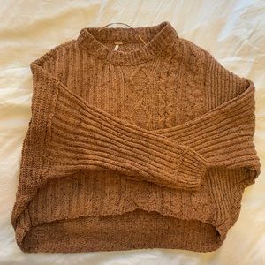 Free People Burnt Orange Sweater